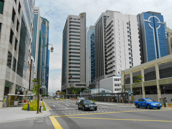 Downtown - деловой квартал Сингапура