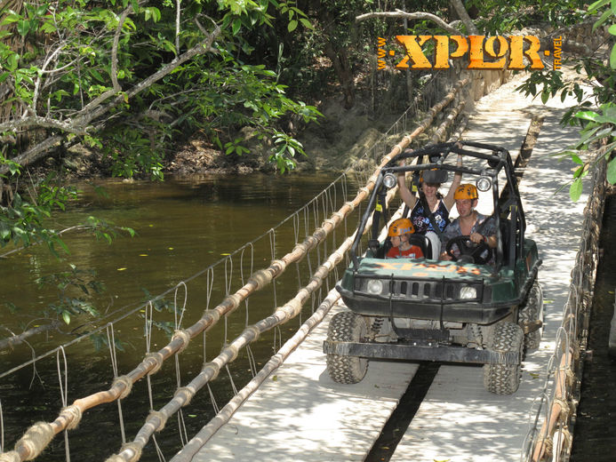 Мексика приключения в парке Xplor